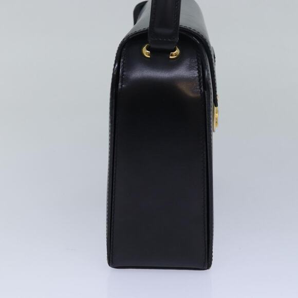 CELINE Hand Bag Leather Black - Picture 4 of 11